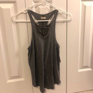 Beaded Racerback Tank Top